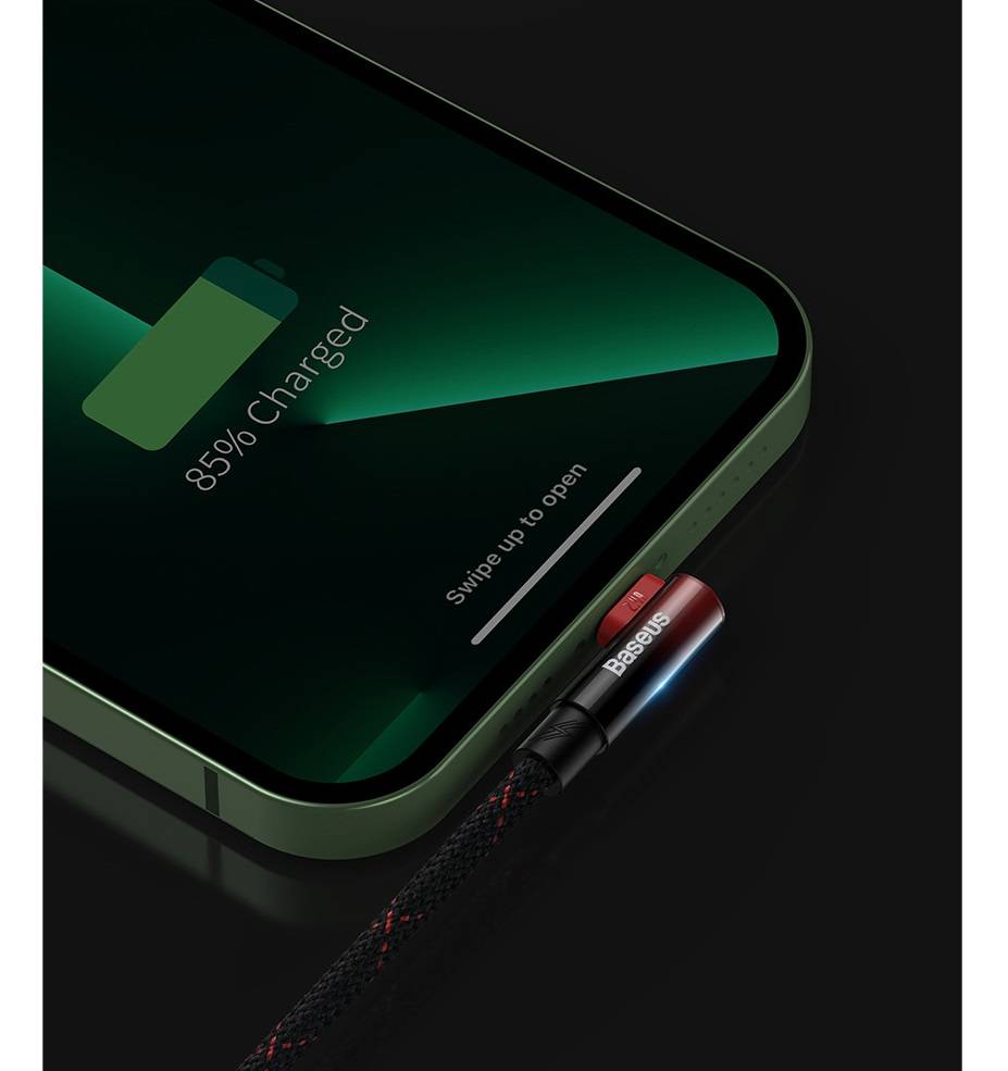 Cabo USB para iPhone 90º MVP 2.4A Baseus
