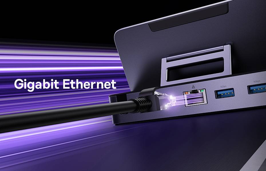 HUB USB C GamerX Estação de Ancoragem Baseus