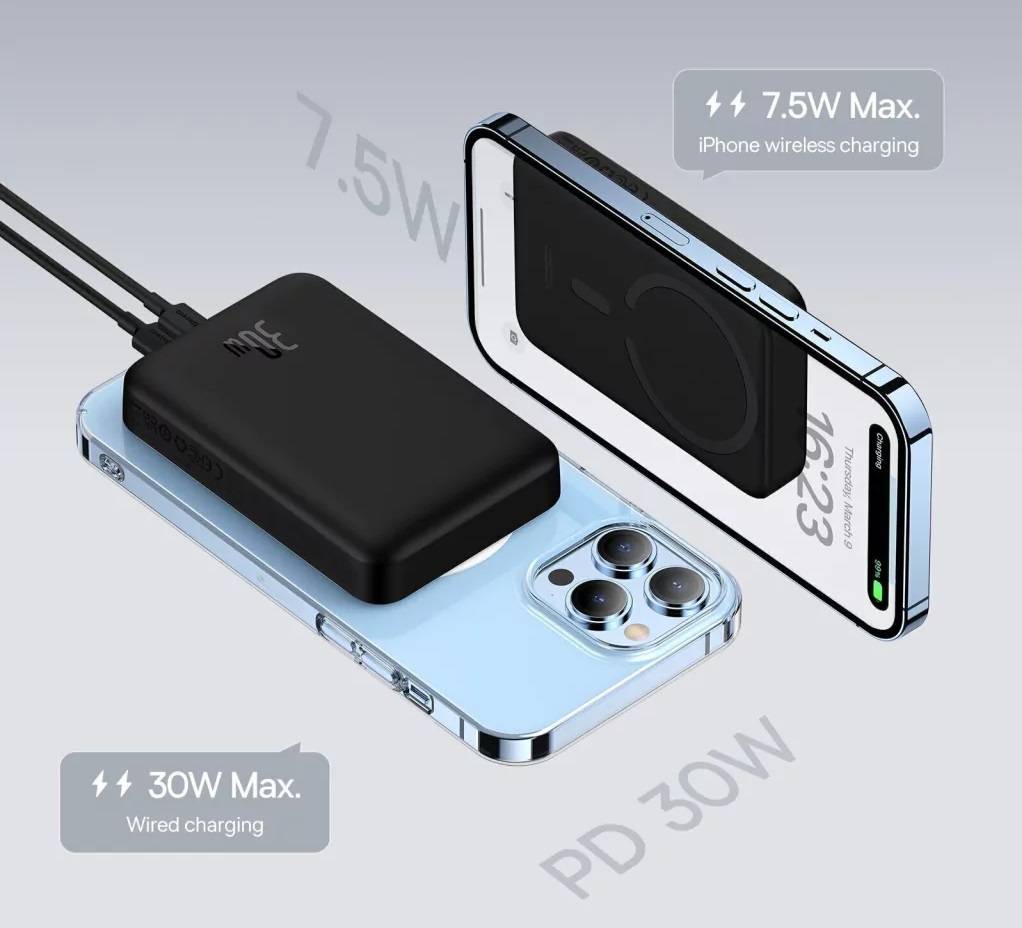 Power Bank MagSafe 10000mAh 30W Baseus