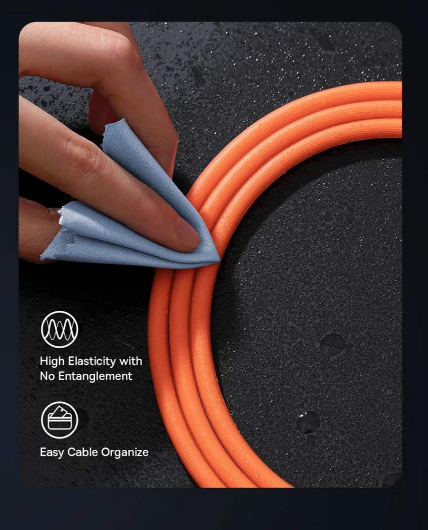 Cabo USB C de Carregamento Rápido 100W Baseus