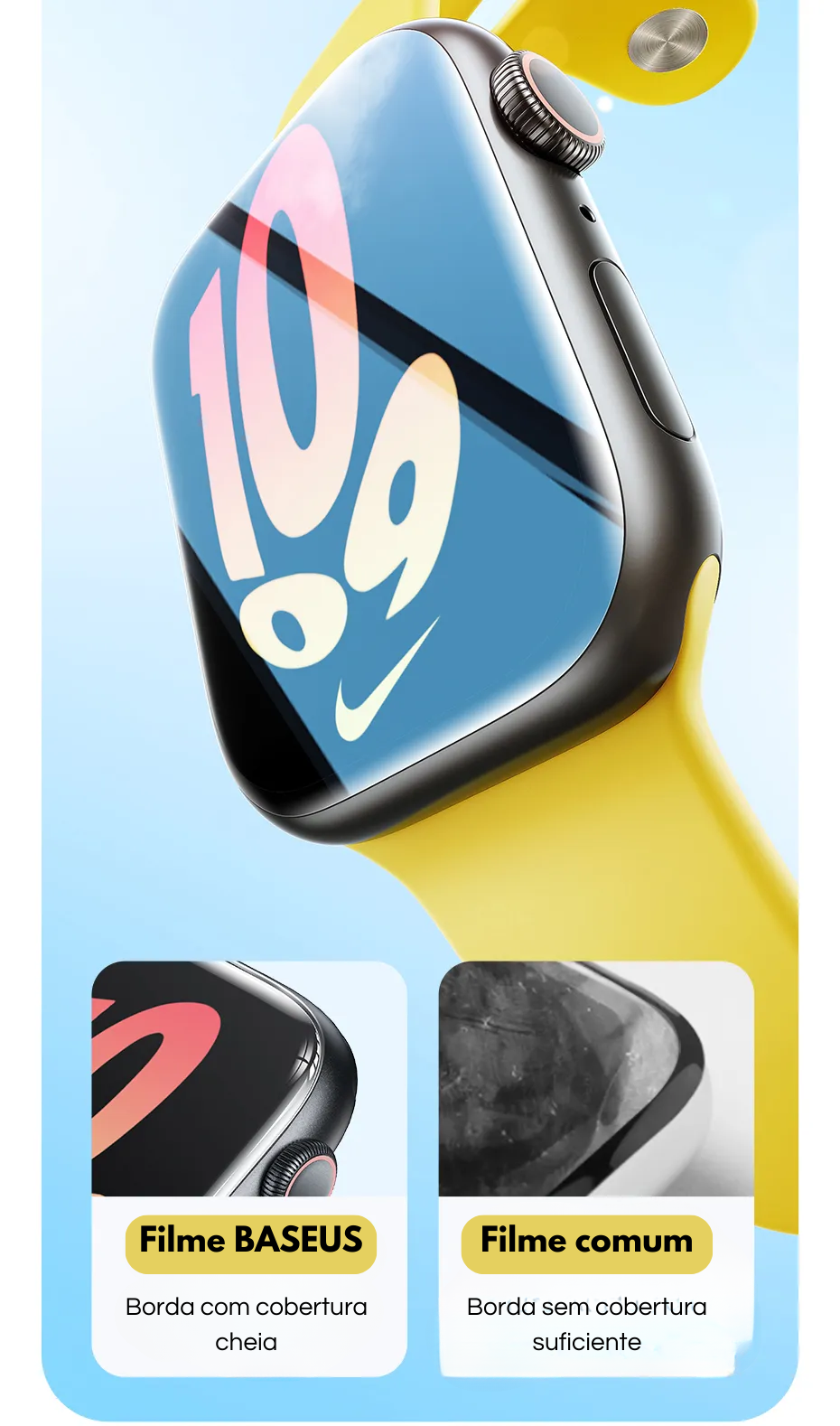 Película de Nano Crystal para Apple Watch Baseus