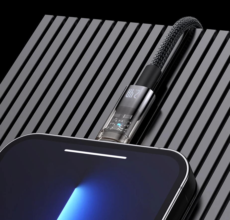 Cabo USB 2.4A para iPhone com Desligamento Automático Baseus
