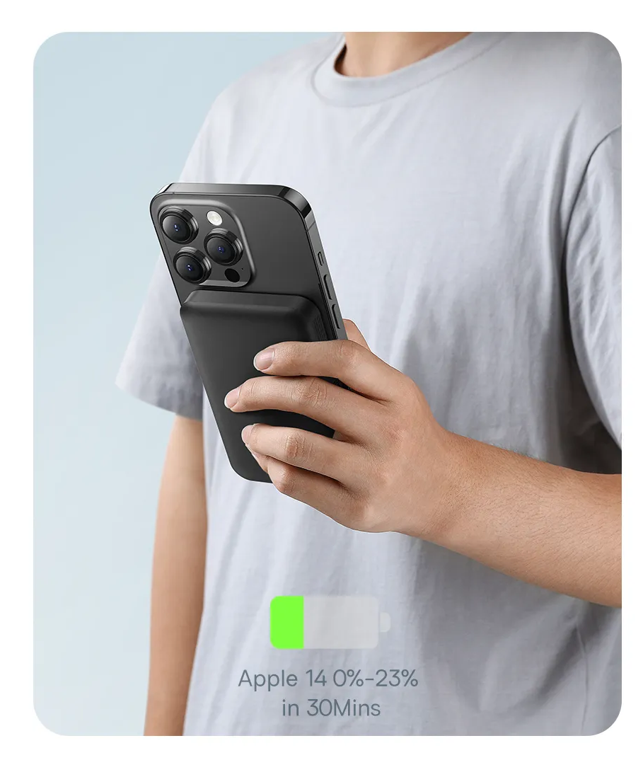 Power Bank Magnético 20W 5000mAh Baseus
