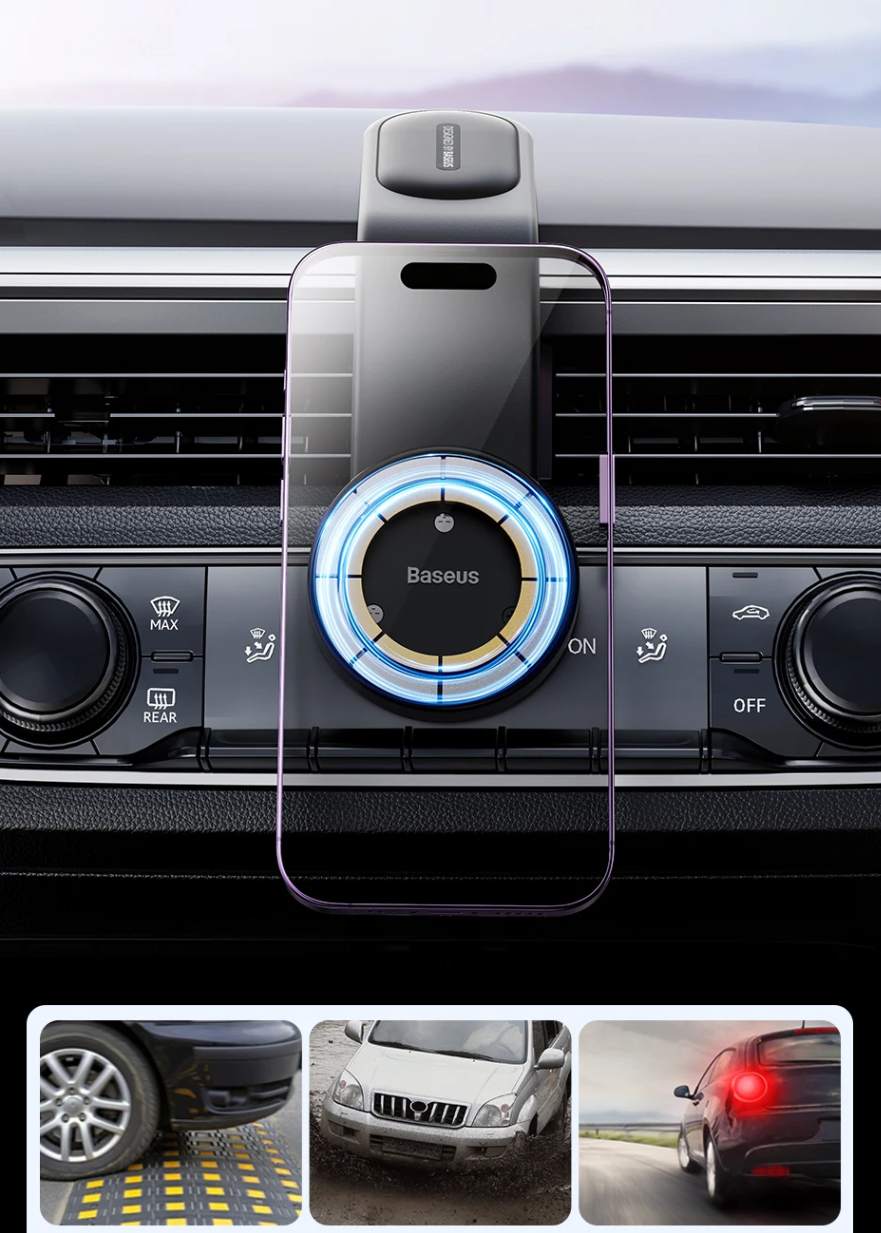 Suporte com Carregamento Magnético 15W C02 Pro Baseus