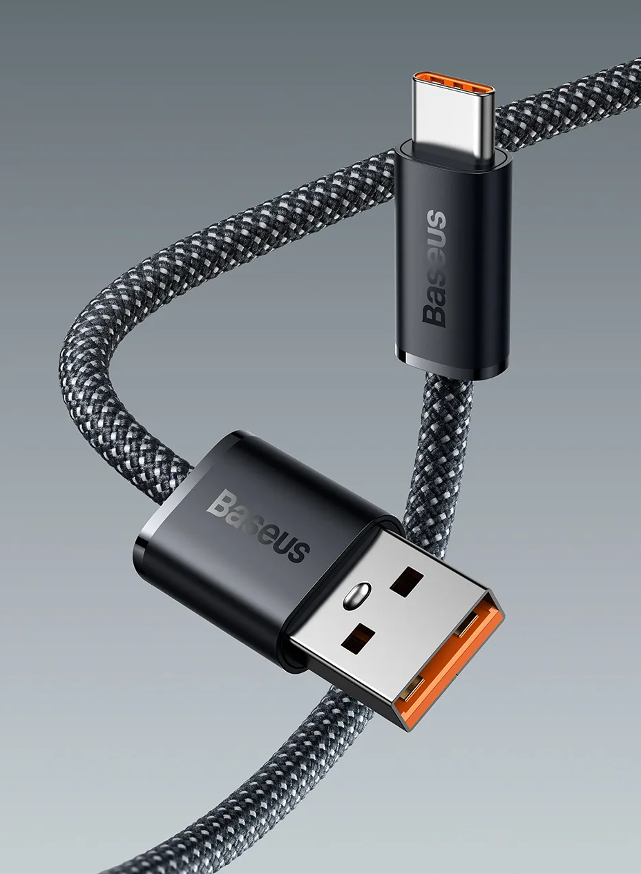 Cabo USB C 100W 6A Dados e Carregamento Rápido Baseus