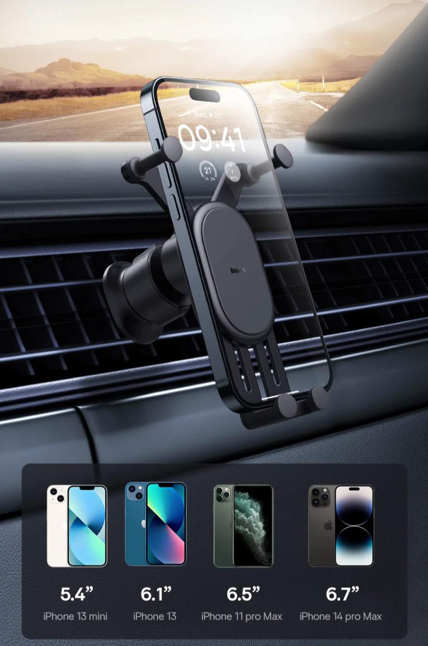 Suporte de Celular com Fixação Automática Nova Versão Baseus