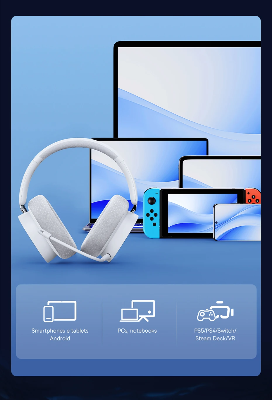 Headset Bluetooth 5.3 AeQur GH02 Baseus