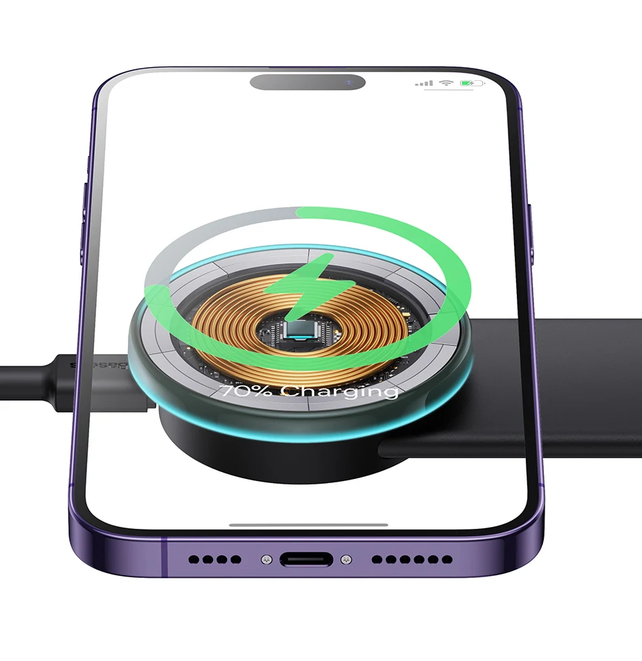 Suporte com Carregamento Magnético 15W C02 Pro Baseus