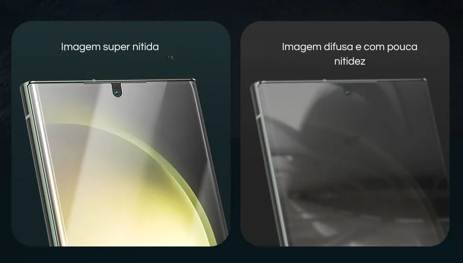 Película de Vidro para Samsung Galaxy S23 Ultra e S22 Ultra Baseus