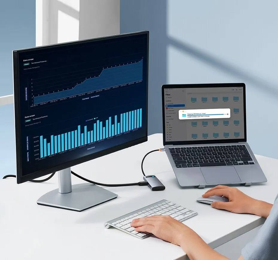 Hub USB C 7 em 1 4K 60Hz Baseus