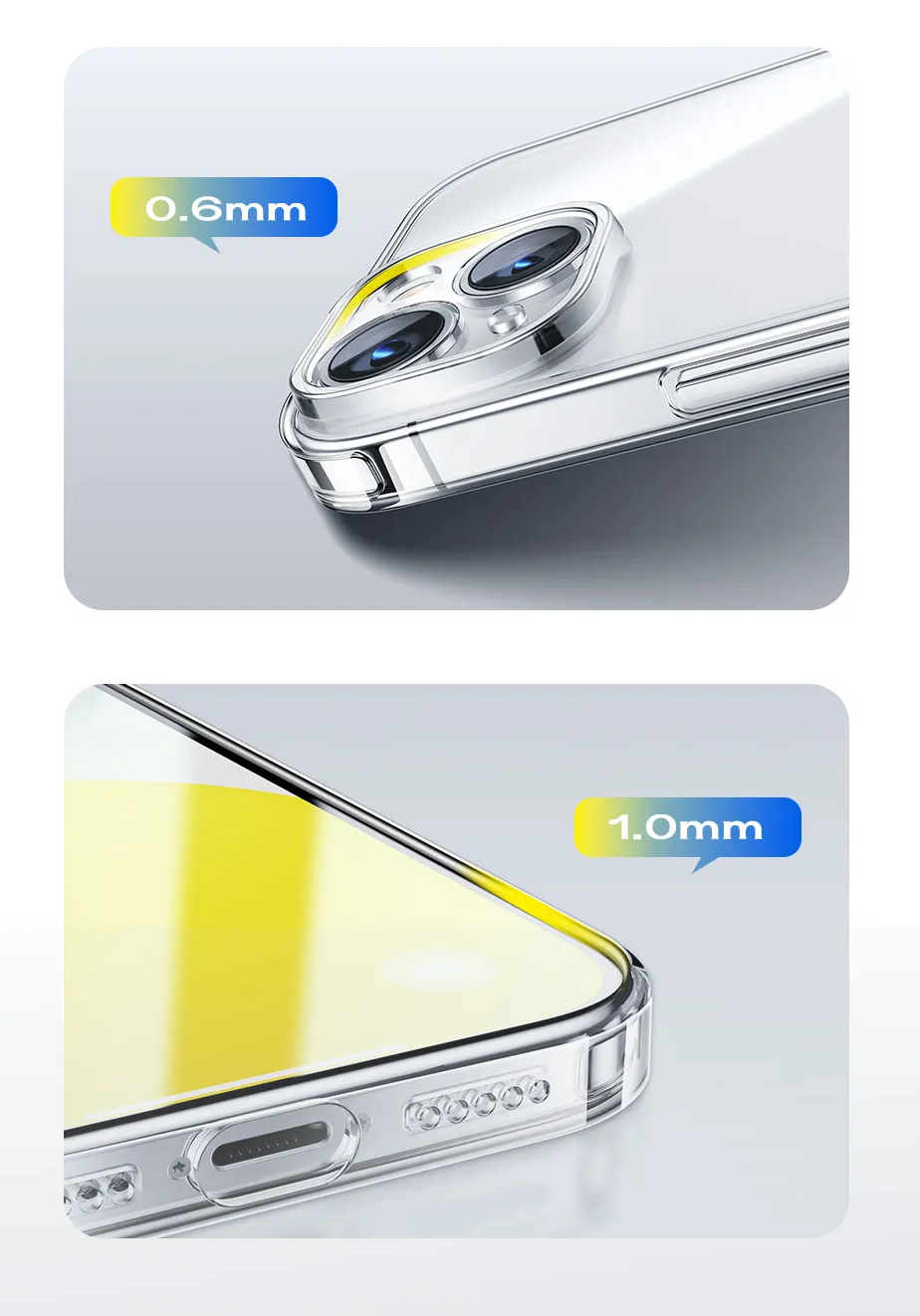 Capa Transparente para iPhone 15 Baseus