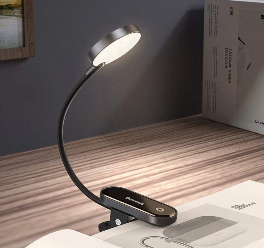 Mini Luminária Portátil com Clipe Baseus