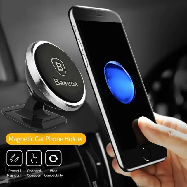 Suporte de telefone Magnético Móvel 360 graus Baseus