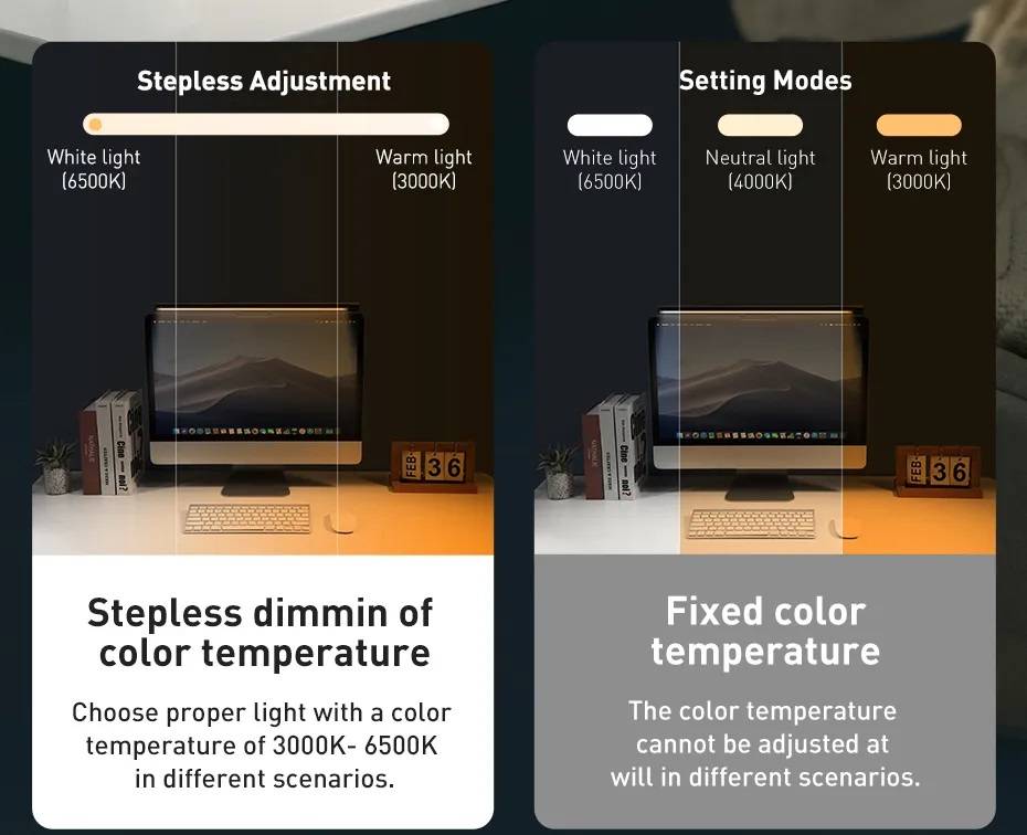 Luminária USB de LED Assimétrica Fighting Pro Baseus