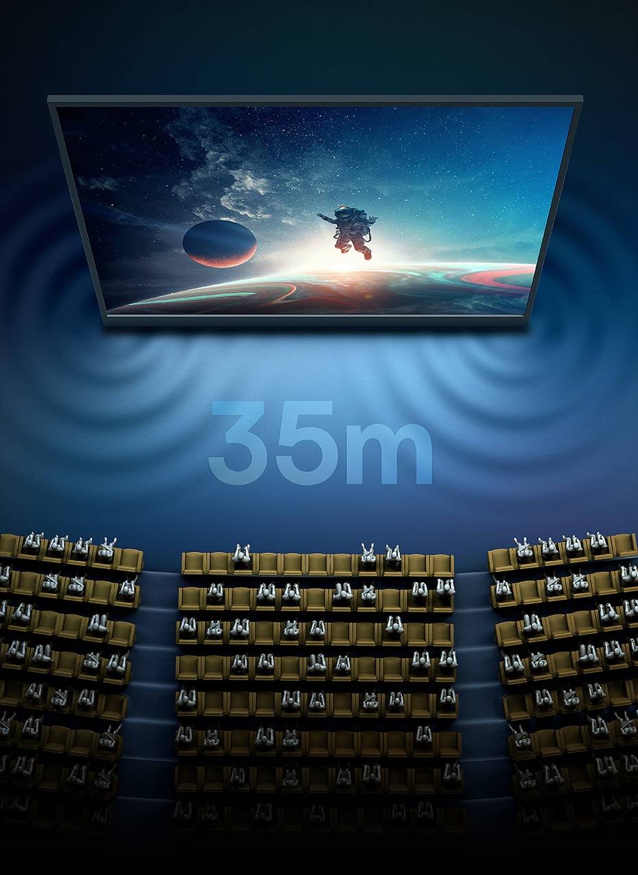 Transmissor e Receptor de vídeo sem fio HDMI USB-C 35m Baseus