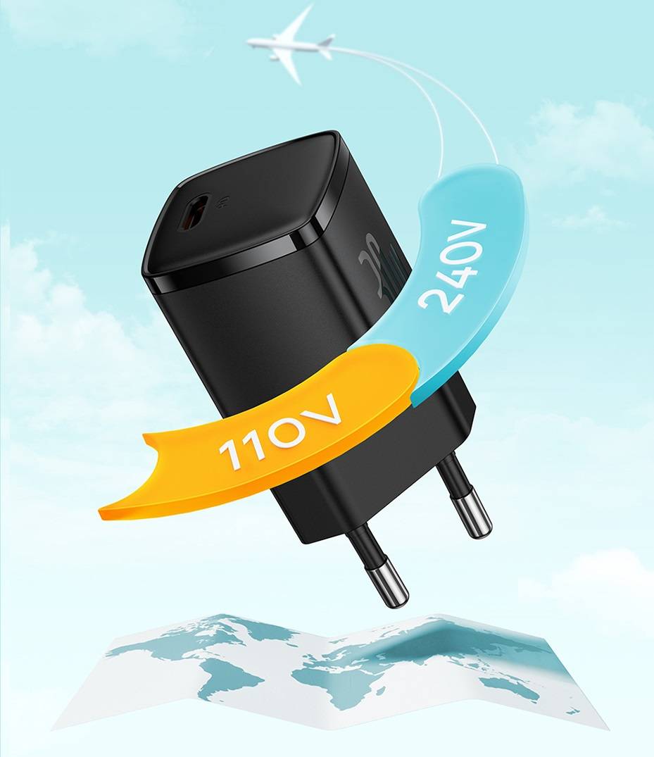 Carregador Mini 30W GaN5 PD USB C Baseus
