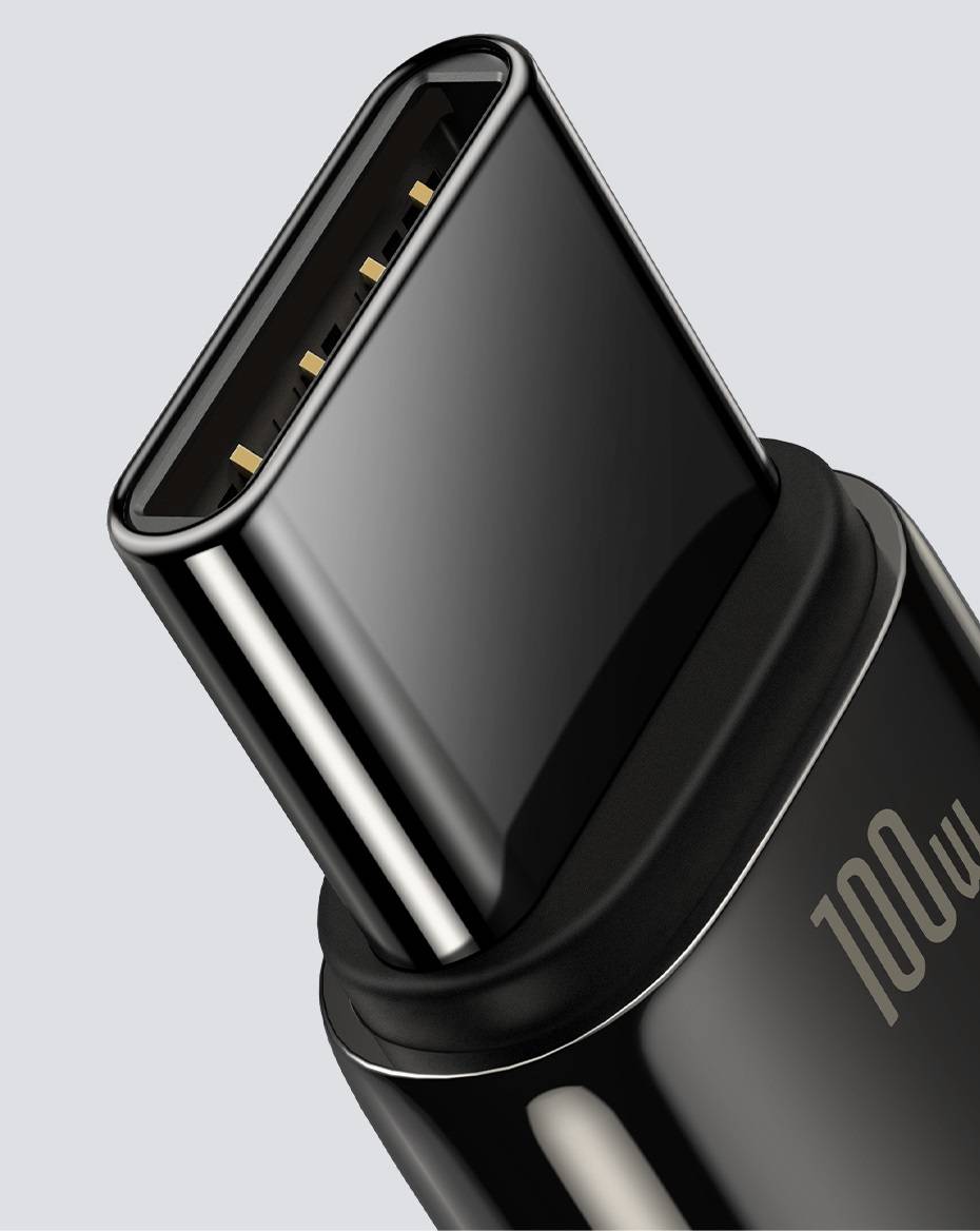 Cabo USB para Tipo C 100W 6A Dados e Carregamento Rápido Baseus