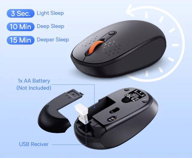 Mouse Sem Fio 2.4G Baseus