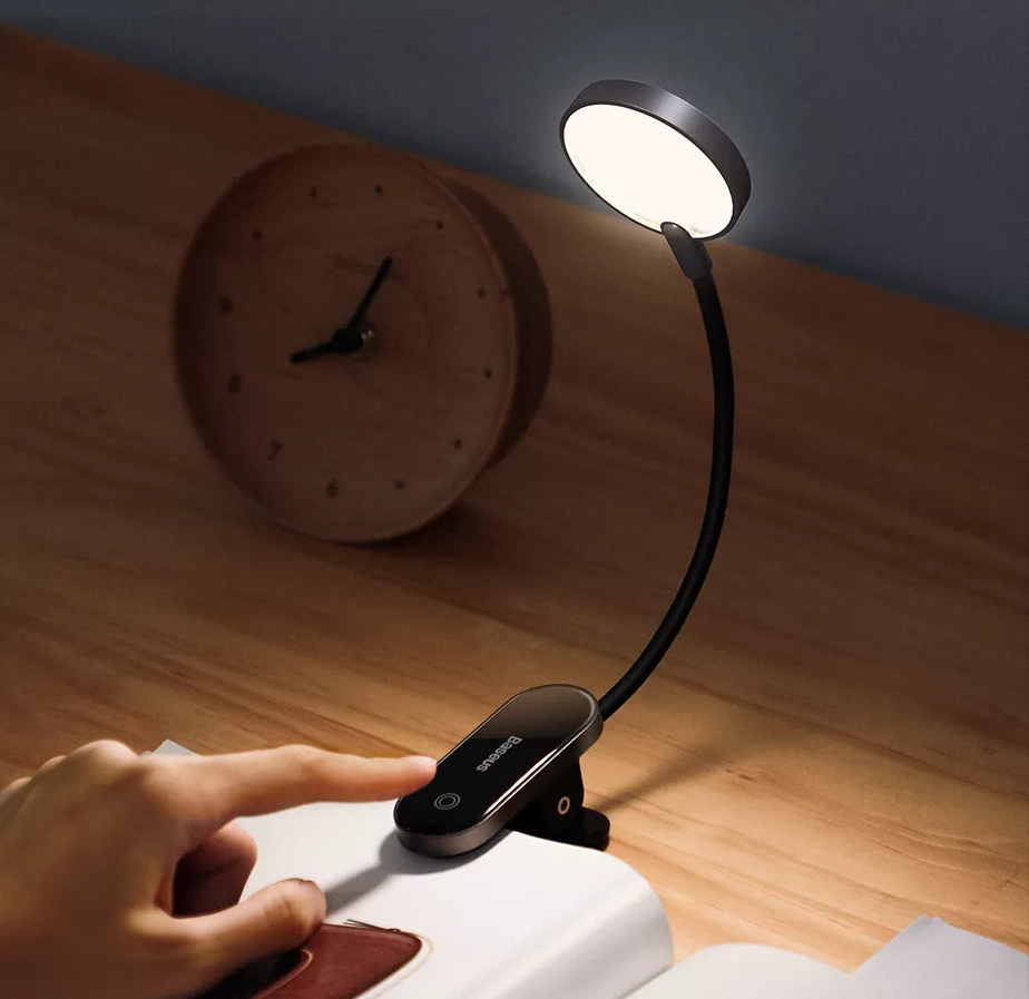 Mini Luminária Portátil com Clipe Baseus
