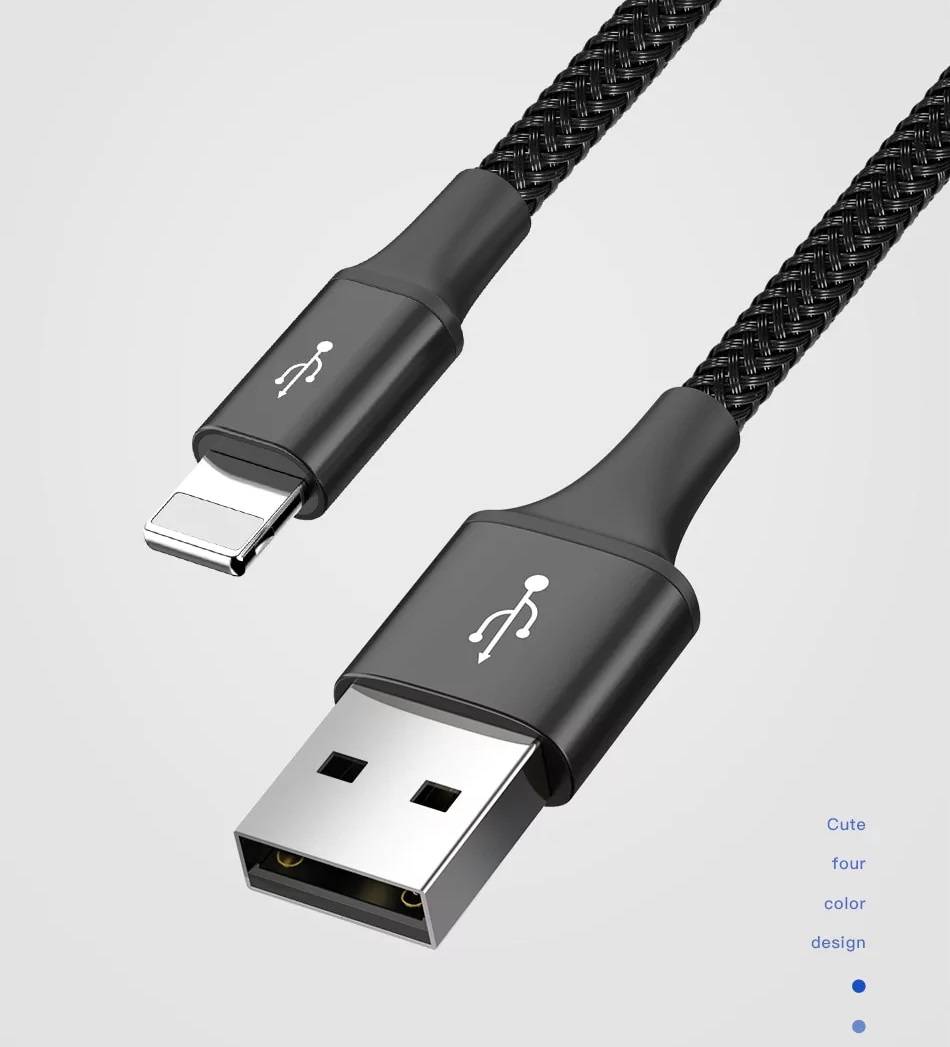 Cabo USB 4 em 1 Colorido 3.5A Baseus