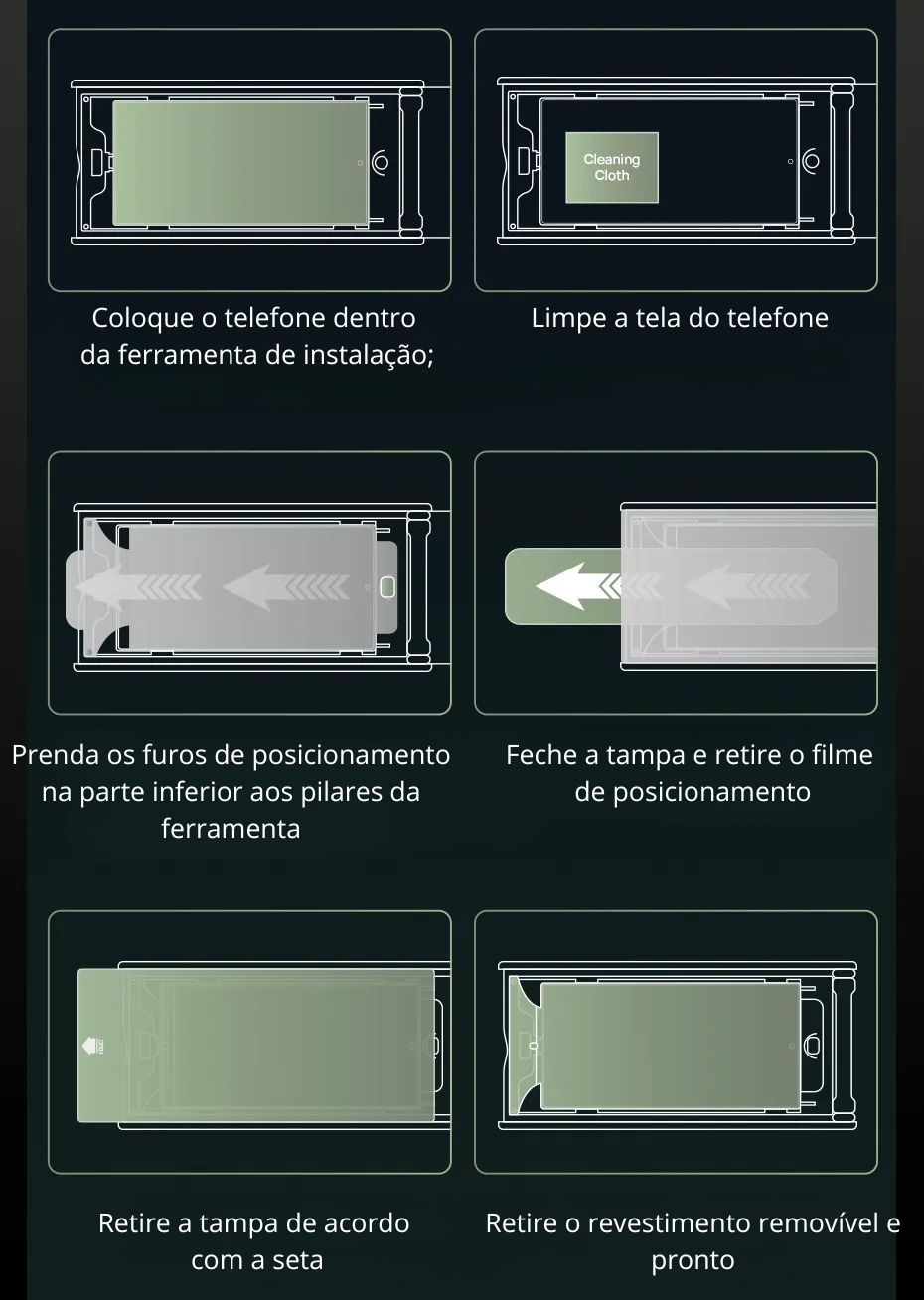 Película de Vidro para Samsung Galaxy S23 Ultra e S22 Ultra Baseus