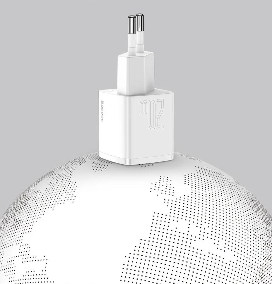 Carregador Mini 20W Tipo C Baseus