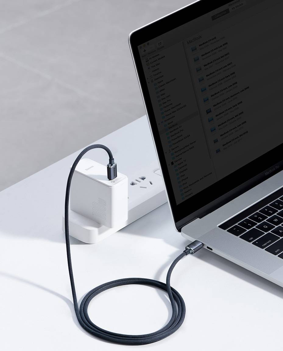 Cabo 100W USB C PD Serie Cristal Baseus