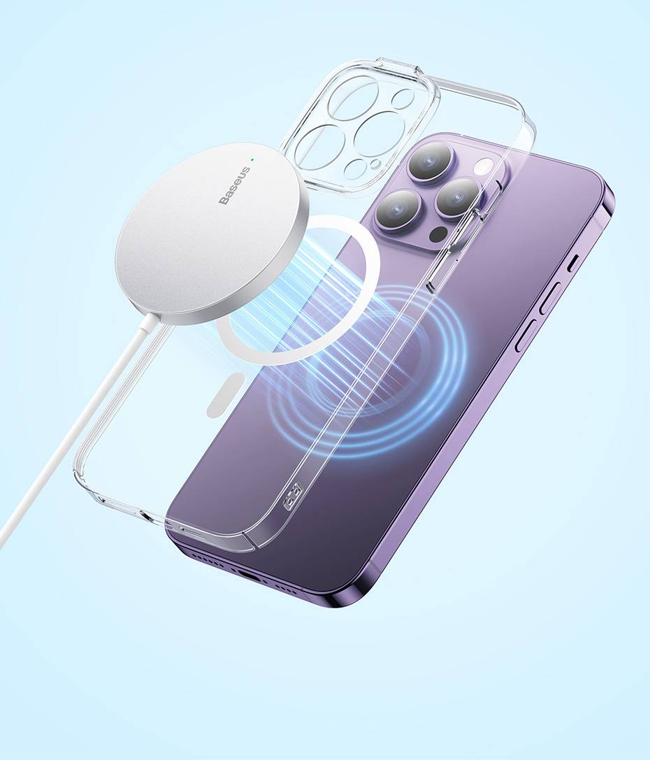Carregador Magnético Sem Fio Mini3 15W para iPhone Baseus