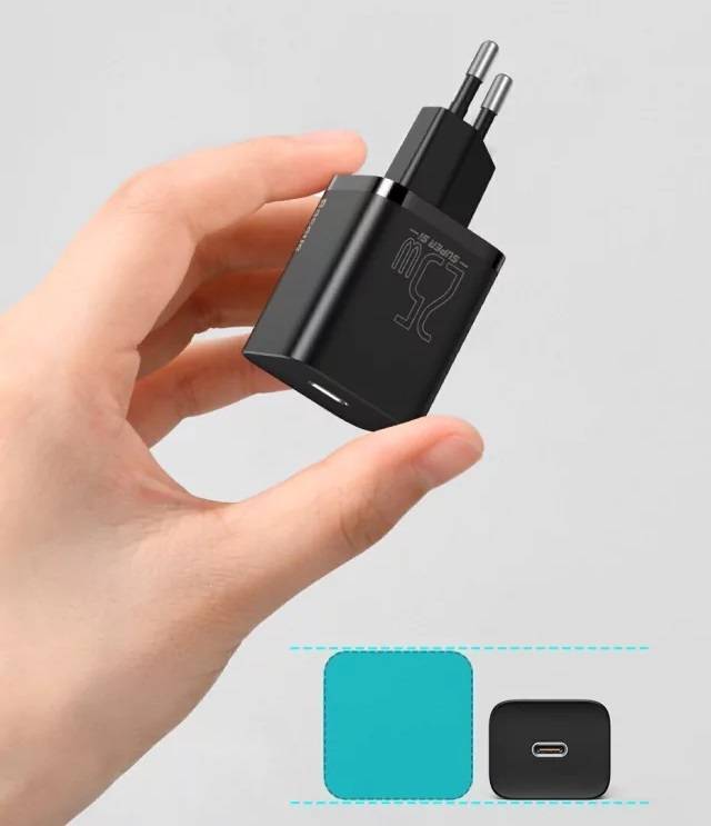 Carregador 25W Mini USB C Turbo Baseus