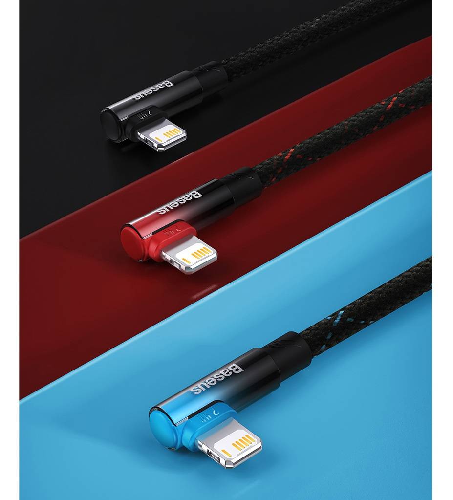 Cabo USB para iPhone 90º MVP 2.4A Baseus