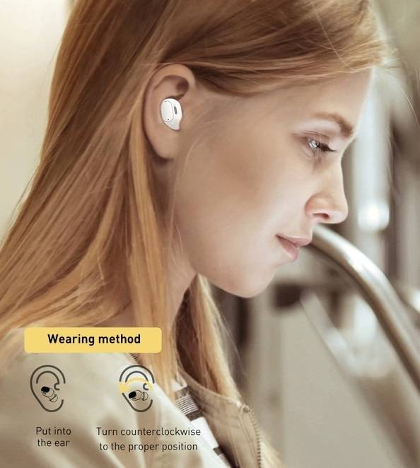 Fone sem fio WM01 TWS Bluetooth 5.0 Baseus