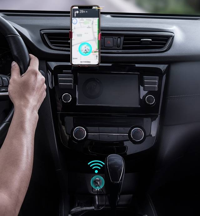 Receptor Transmissor Áudio Bluetooth Sem Fio Saída P2 Baseus