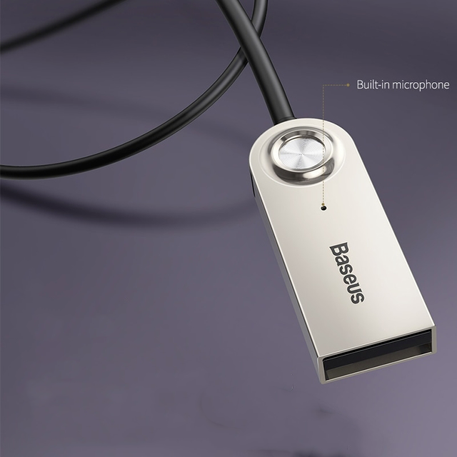 Receptor Transmissor Áudio Bluetooth Sem Fio Saída P2 Baseus