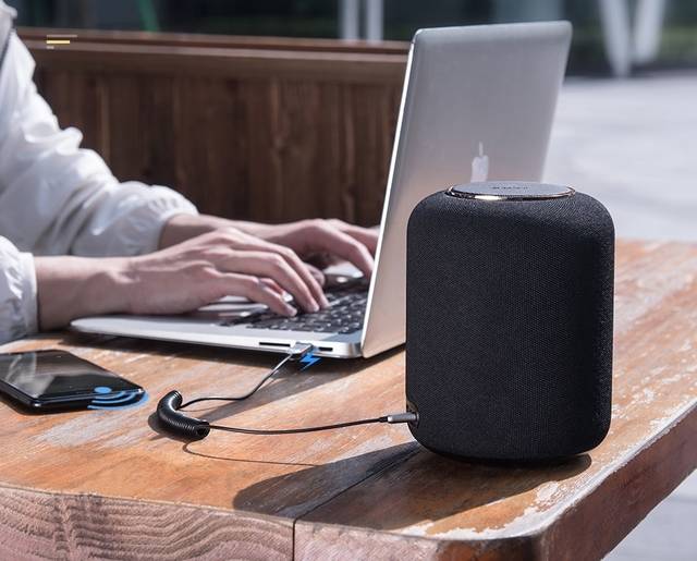 Receptor Transmissor Áudio Bluetooth Sem Fio Saída P2 Baseus