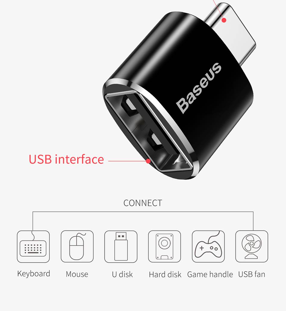 Adaptador USB USB-C Baseus
