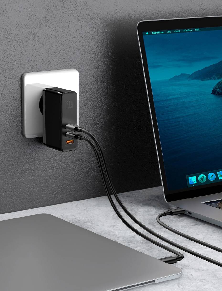 Carregador GaN 120w Baseus
