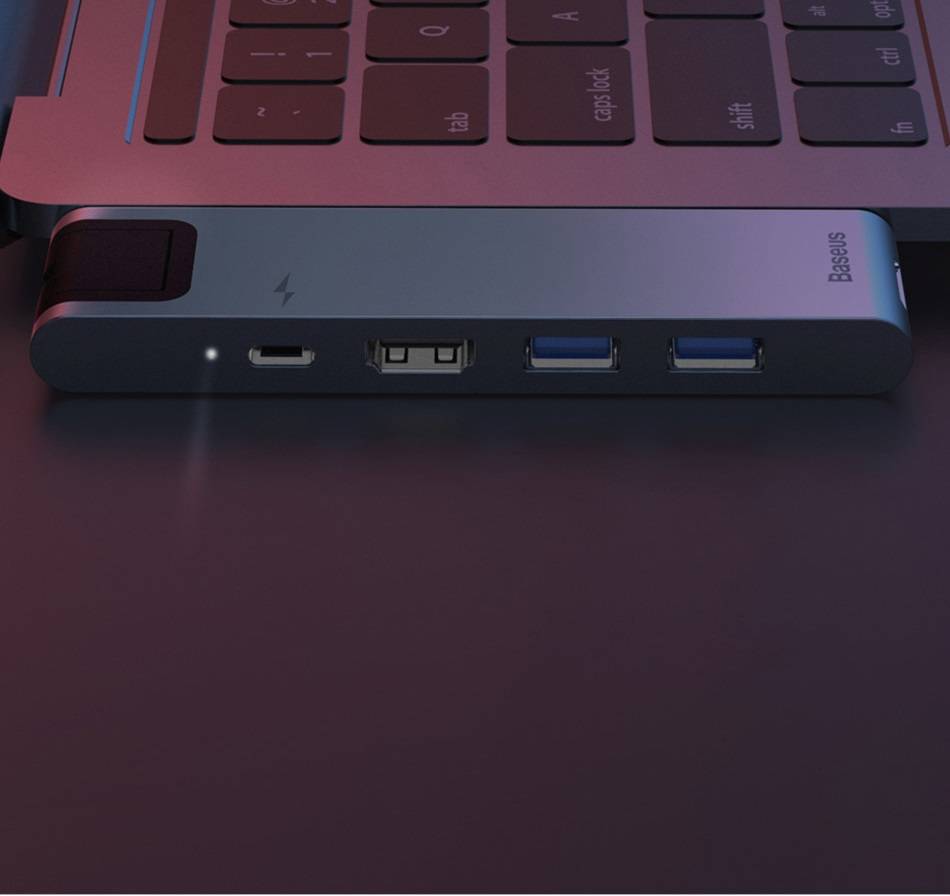 Hub Duplo USB C 7 em 1 Baseus