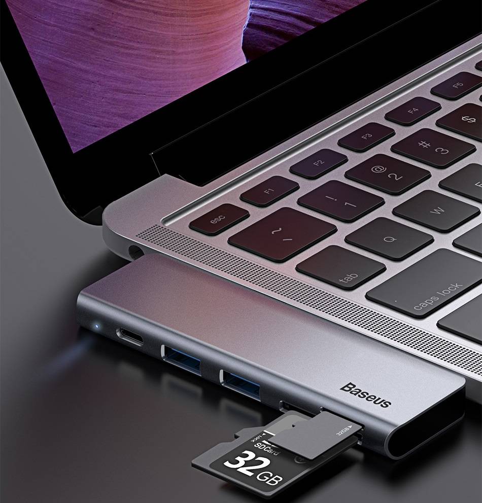 Hub USB C 5 em 1 Baseus