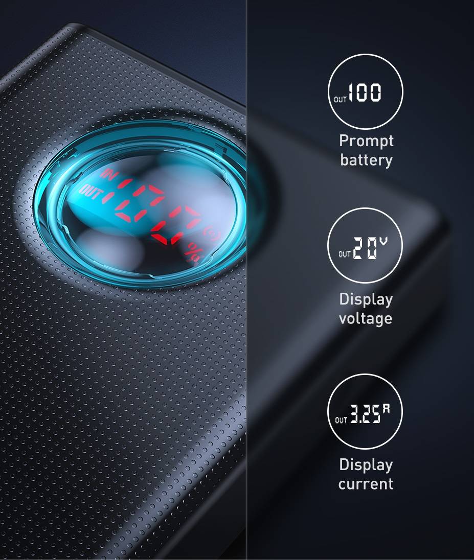 Power Bank 65w 30000mAh Baseus