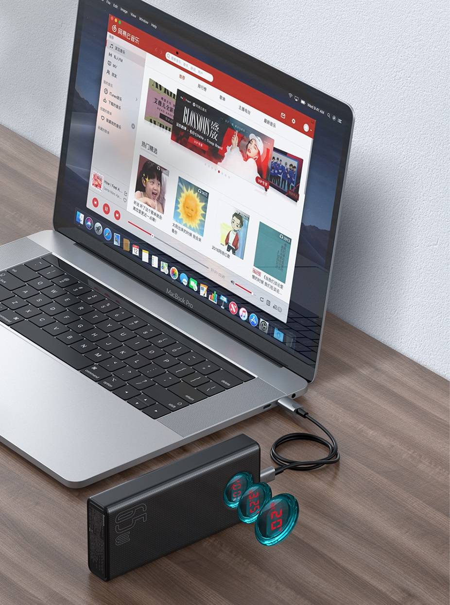Power Bank 65w 30000mAh Baseus