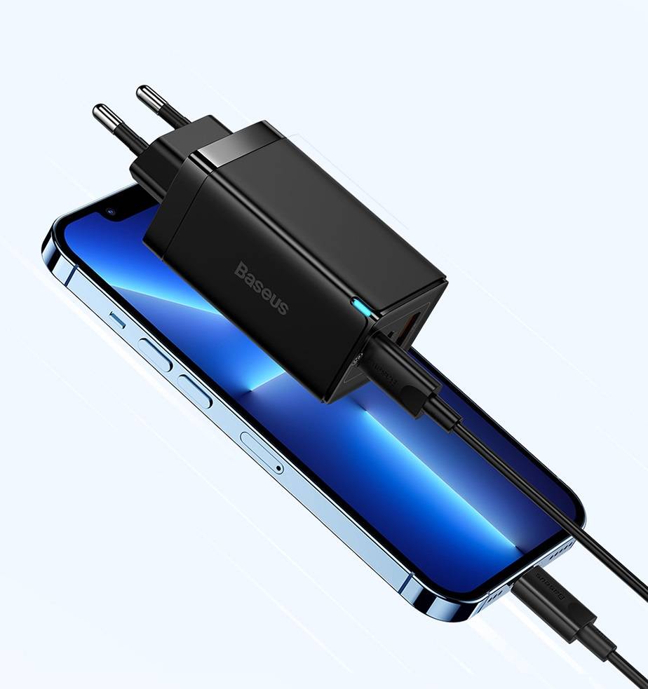 Carregador 65w GaN USB Tipo C Baseus