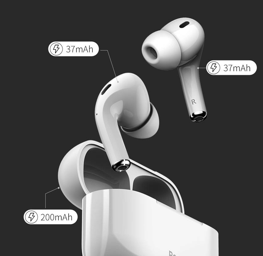 Fone de Ouvido Sem Fio W3 TWS Baseus