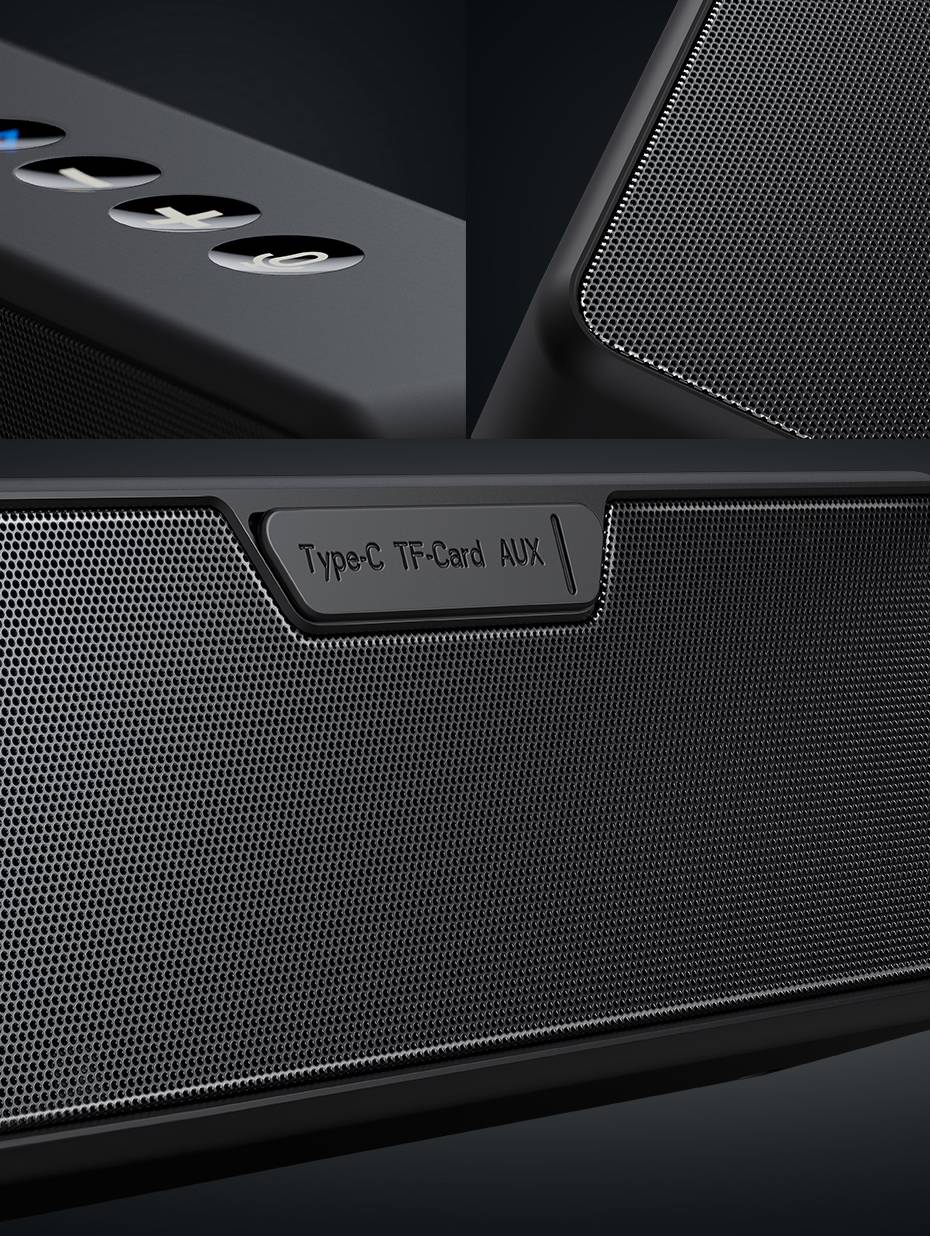 Caixa de som Bluetooth IPX6 à prova d'água 20w Baseus