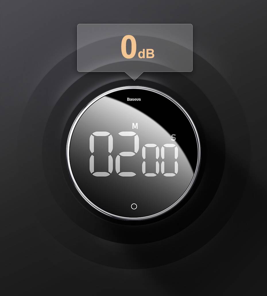 Temporizador digital magnético Baseus
