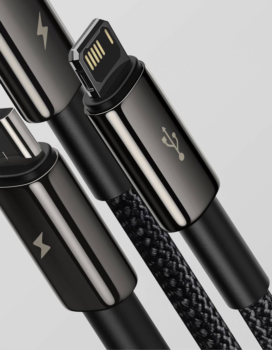 Cabo USB 3 em 1 Baseus