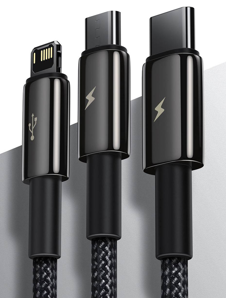 Cabo USB 3 em 1 Baseus