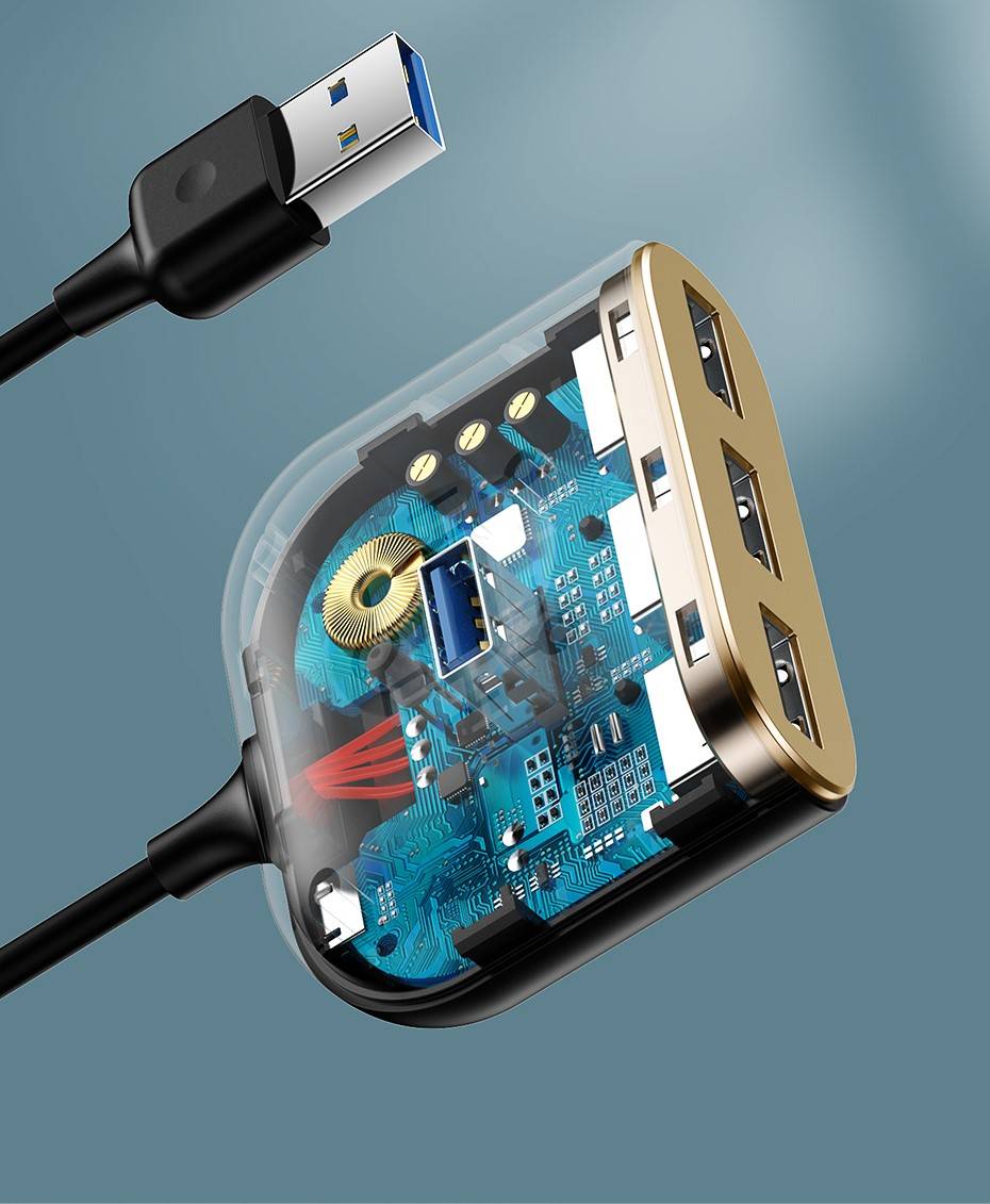 Hub USB 3.0 4 Baseus