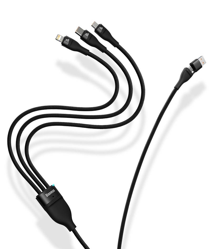 Cabo USB 3 em 1 100w Baseus