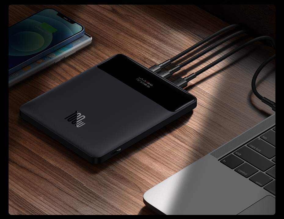 Power Bank 100w 20000mAh para Laptop Baseus