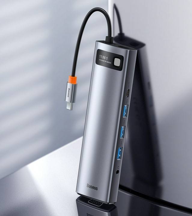 Hub USB C 9/11 em 1 Baseus